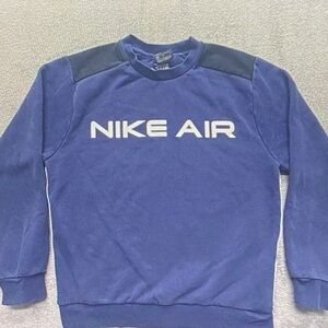Nike Air Men's Crewneck Blue Sweater